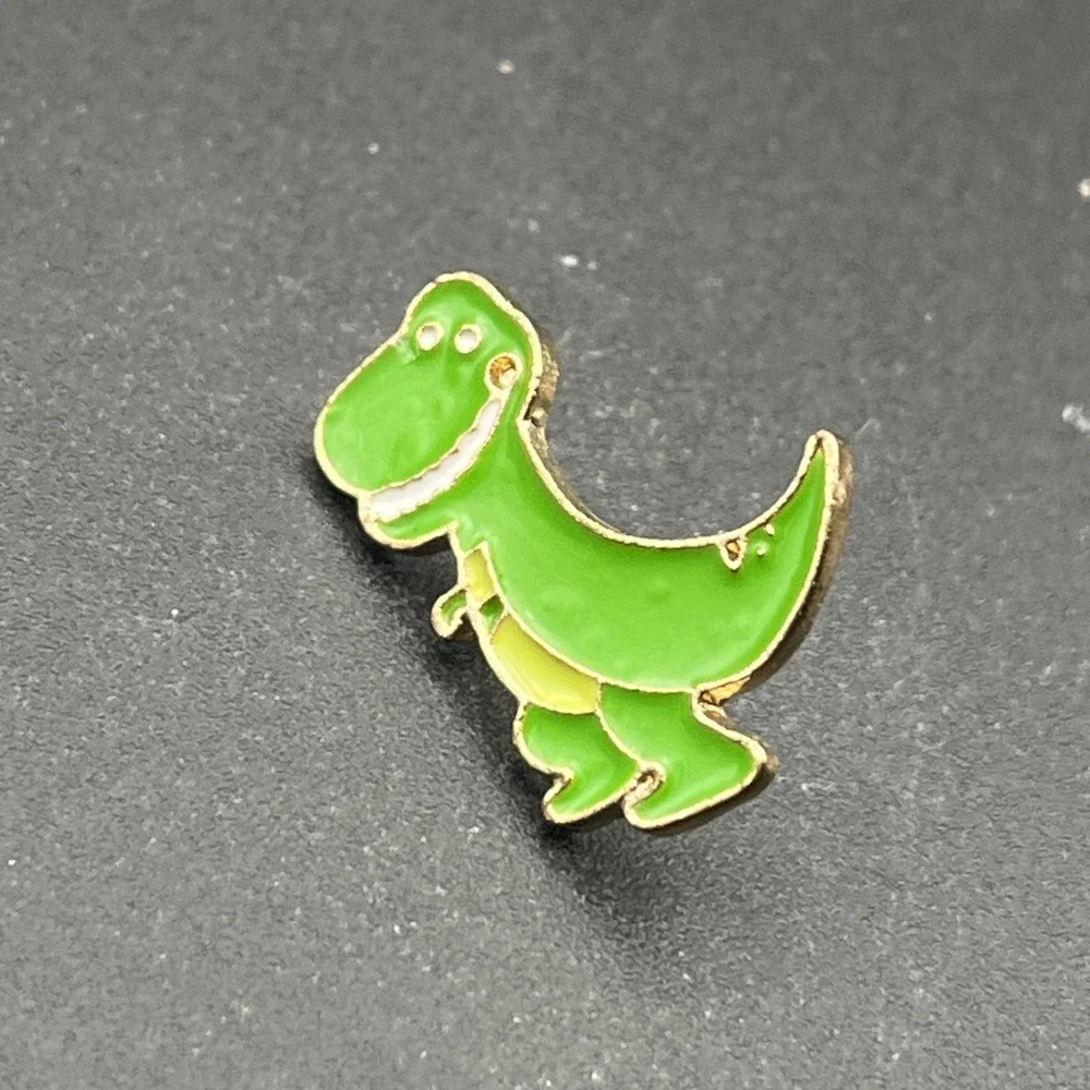 Cute Cartoon‎ Green Dinosaur T-Rex Lapel Hat Pin